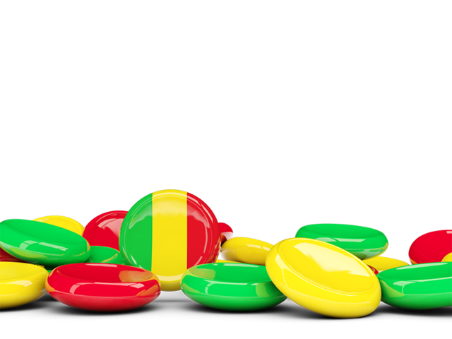 Round buttons background. Download flag icon of Mali at PNG format