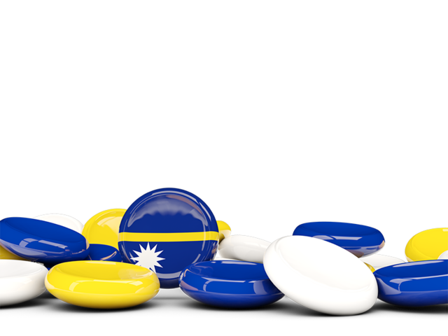 Round buttons background. Download flag icon of Nauru at PNG format