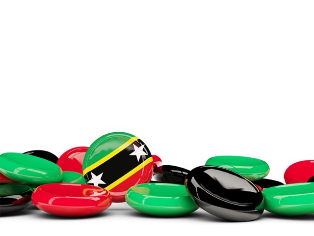 Round buttons background. Download flag icon of Saint Kitts and Nevis at PNG format