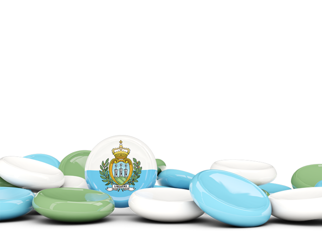 Round buttons background. Download flag icon of San Marino at PNG format