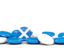 Scotland. Round buttons background. Download icon.