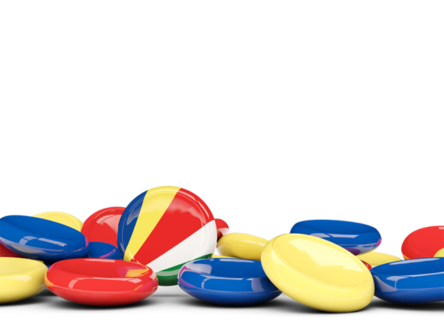 Round buttons background. Download flag icon of Seychelles at PNG format