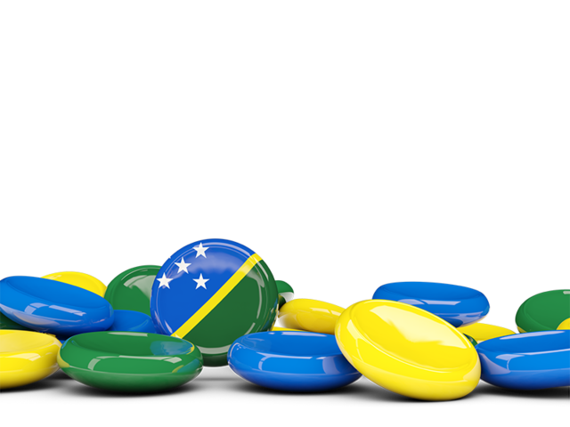 Round buttons background. Download flag icon of Solomon Islands at PNG format