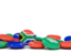 South Africa. Round buttons background. Download icon.