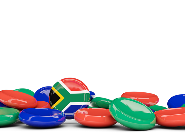 Round buttons background. Download flag icon of South Africa at PNG format