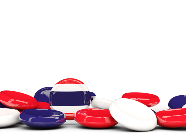 Round buttons background. Download flag icon of Thailand at PNG format