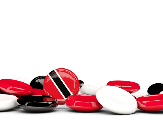 Round buttons background. Download flag icon of Trinidad and Tobago at PNG format