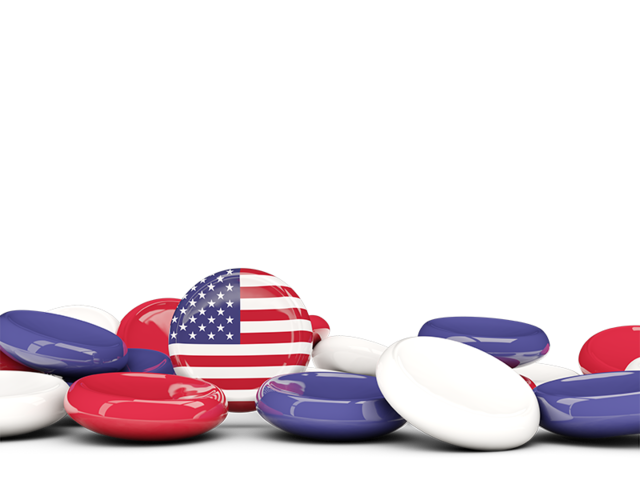 Round buttons background. Download flag icon of United States of America at PNG format