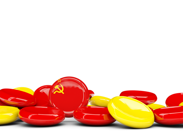 Round buttons background. Download flag icon of Soviet Union at PNG format