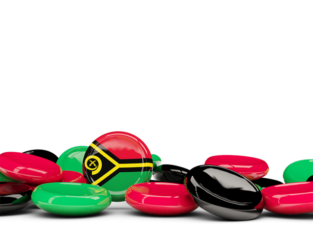 Round buttons background. Download flag icon of Vanuatu at PNG format