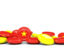 Vietnam. Round buttons background. Download icon.