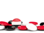 Yemen. Round buttons background. Download icon.