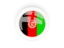 Afghanistan. Round carbon icon. Download icon.