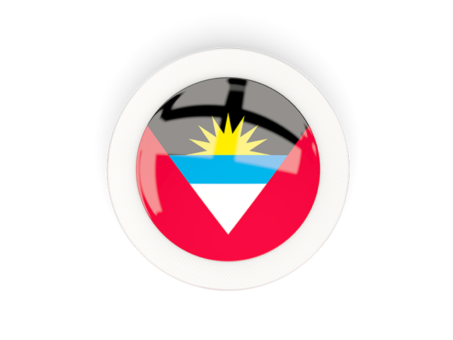 Round carbon icon. Download flag icon of Antigua and Barbuda at PNG format
