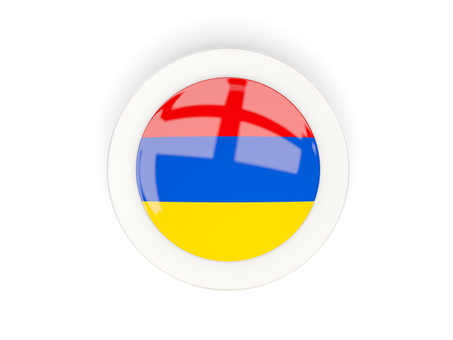 Round carbon icon. Download flag icon of Armenia at PNG format