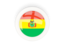 Bolivia. Round carbon icon. Download icon.