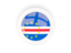 Cape Verde. Round carbon icon. Download icon.