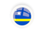 Curacao. Round carbon icon. Download icon.