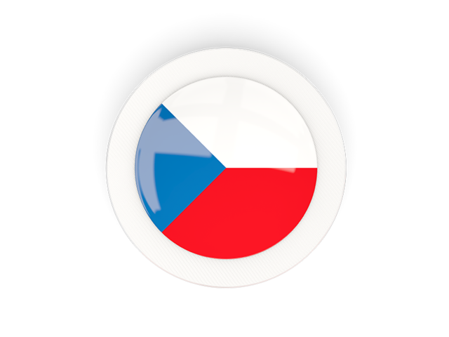 Round carbon icon. Download flag icon of Czech Republic at PNG format