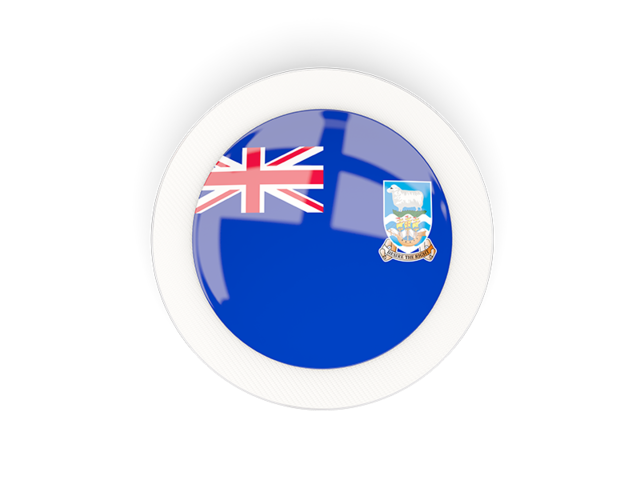 Round carbon icon. Download flag icon of Falkland Islands at PNG format