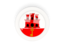 Gibraltar. Round carbon icon. Download icon.