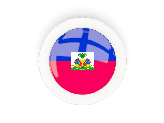 Round carbon icon. Download flag icon of Haiti at PNG format