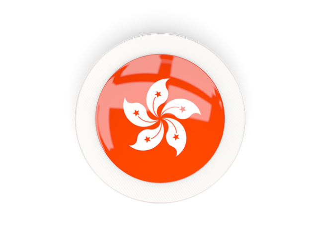 Round carbon icon. Download flag icon of Hong Kong at PNG format