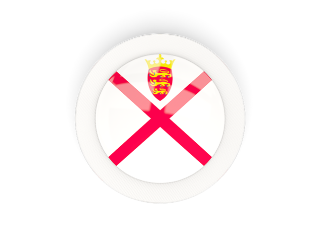 Round carbon icon. Download flag icon of Jersey at PNG format