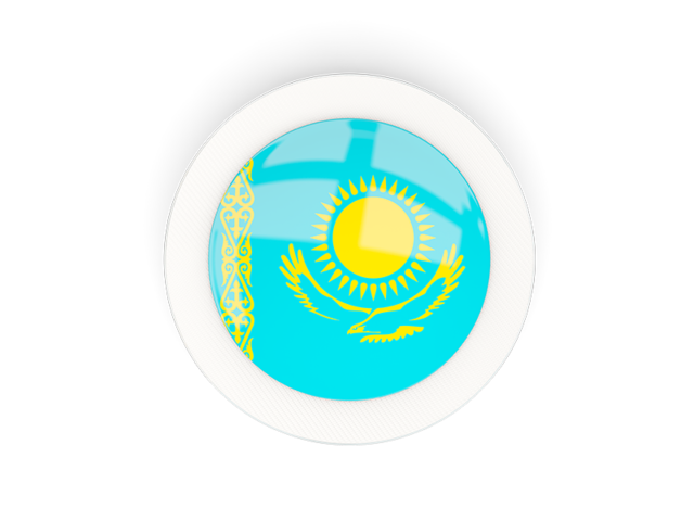Round carbon icon. Download flag icon of Kazakhstan at PNG format