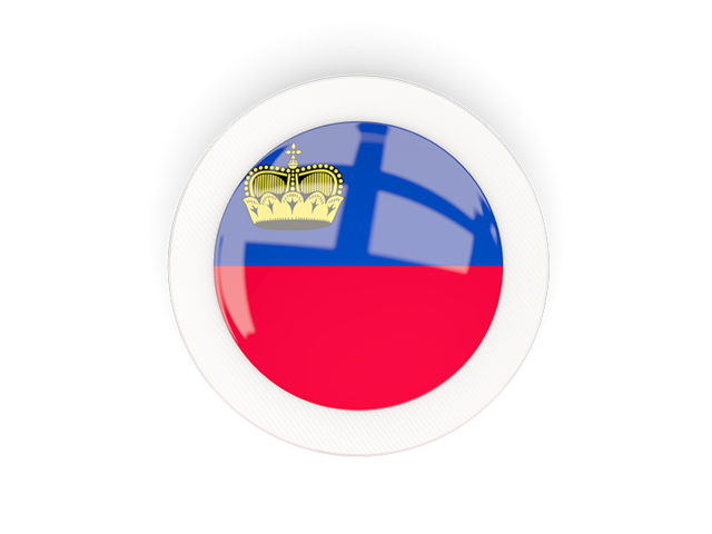 Round carbon icon. Download flag icon of Liechtenstein at PNG format