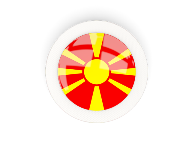 Round carbon icon. Download flag icon of Macedonia at PNG format