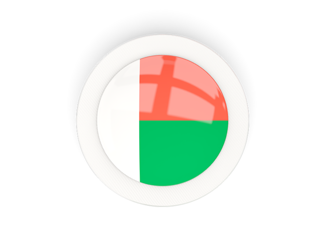 Round carbon icon. Download flag icon of Madagascar at PNG format