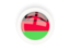 Malawi. Round carbon icon. Download icon.