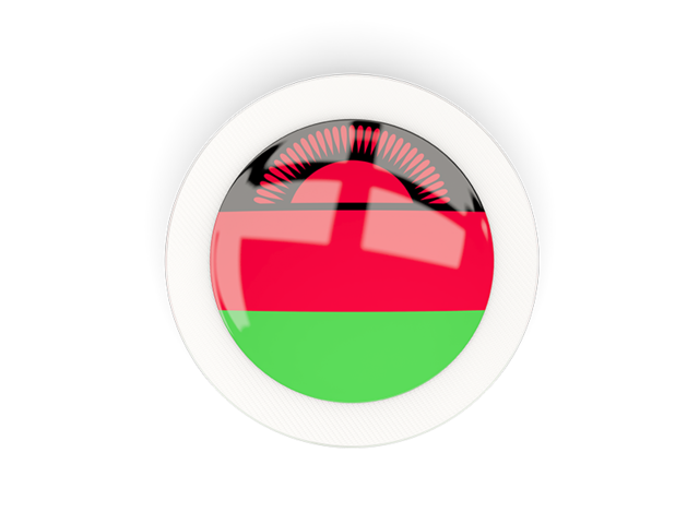 Round carbon icon. Download flag icon of Malawi at PNG format