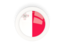 Malta. Round carbon icon. Download icon.