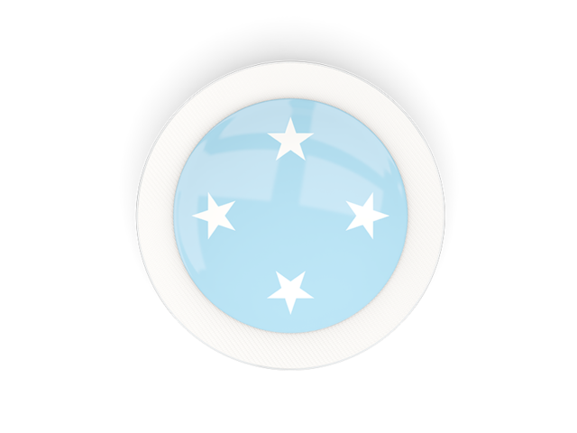Round carbon icon. Download flag icon of Micronesia at PNG format