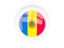 Moldova. Round carbon icon. Download icon.