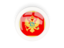 Montenegro. Round carbon icon. Download icon.