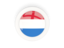 Netherlands. Round carbon icon. Download icon.