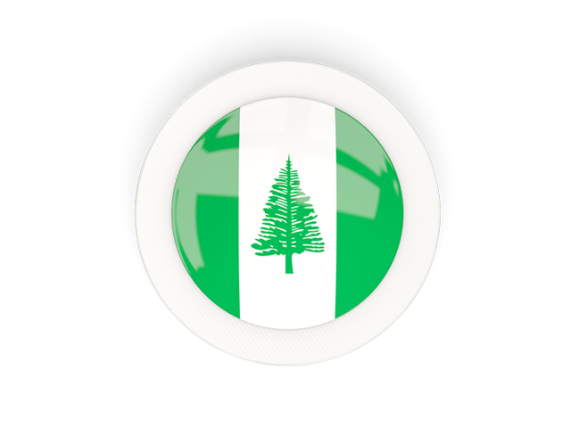 Round carbon icon. Download flag icon of Norfolk Island at PNG format