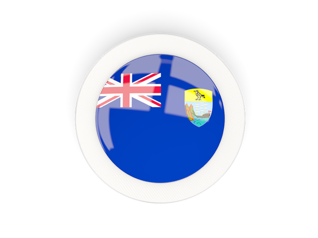 Round carbon icon. Download flag icon of Saint Helena at PNG format