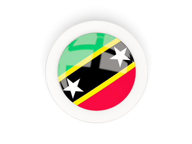 Round carbon icon. Download flag icon of Saint Kitts and Nevis at PNG format