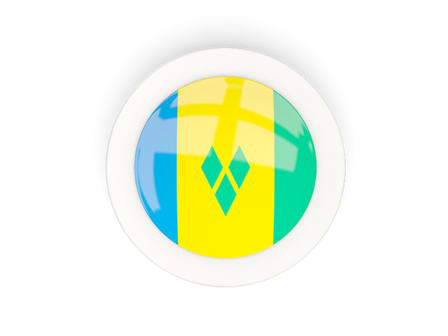 Round carbon icon. Download flag icon of Saint Vincent and the Grenadines at PNG format