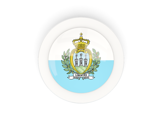 Round carbon icon. Download flag icon of San Marino at PNG format
