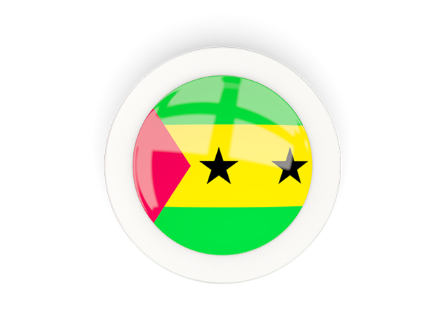 Round carbon icon. Download flag icon of Sao Tome and Principe at PNG format