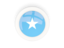 Somalia. Round carbon icon. Download icon.
