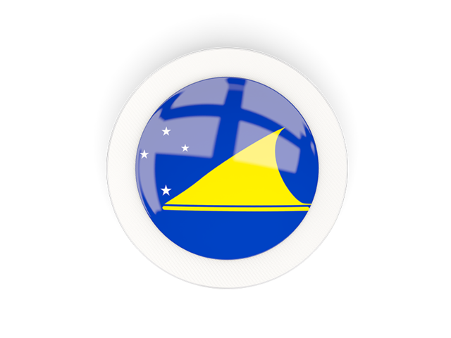 Round carbon icon. Download flag icon of Tokelau at PNG format
