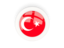 Turkey. Round carbon icon. Download icon.