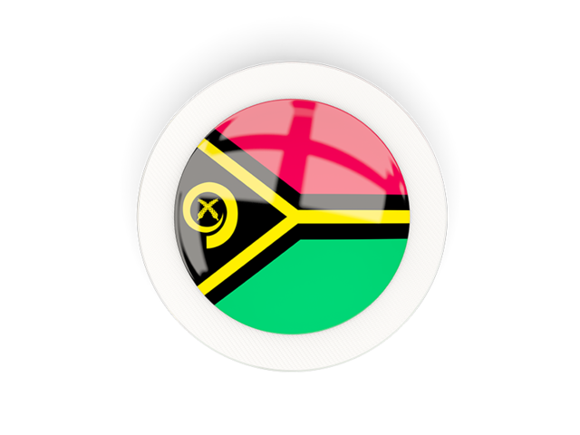Круглая карбоновая иконка. Скачать флаг. Вануату