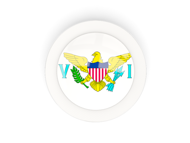 Round carbon icon. Download flag icon of Virgin Islands of the United States at PNG format